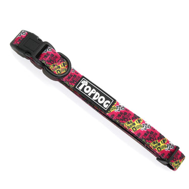 Topdog Dog Save the King Dog Collar